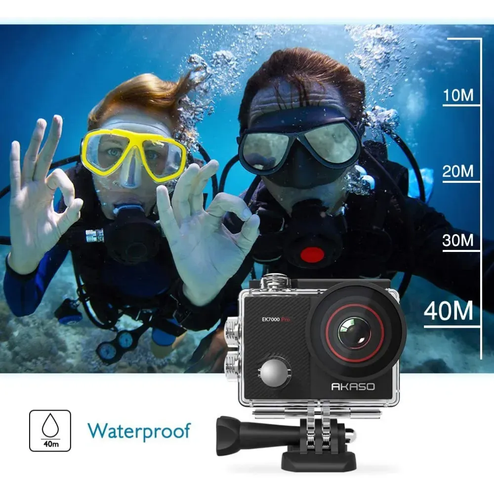 Underwater camera for snorkeling