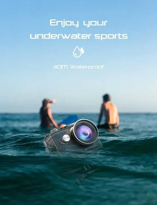 Underwater camera for snorkeling
