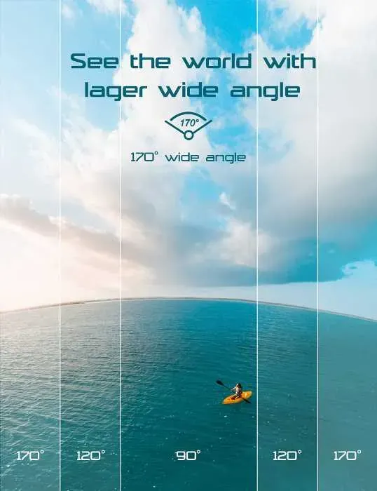 Underwater camera for snorkeling
