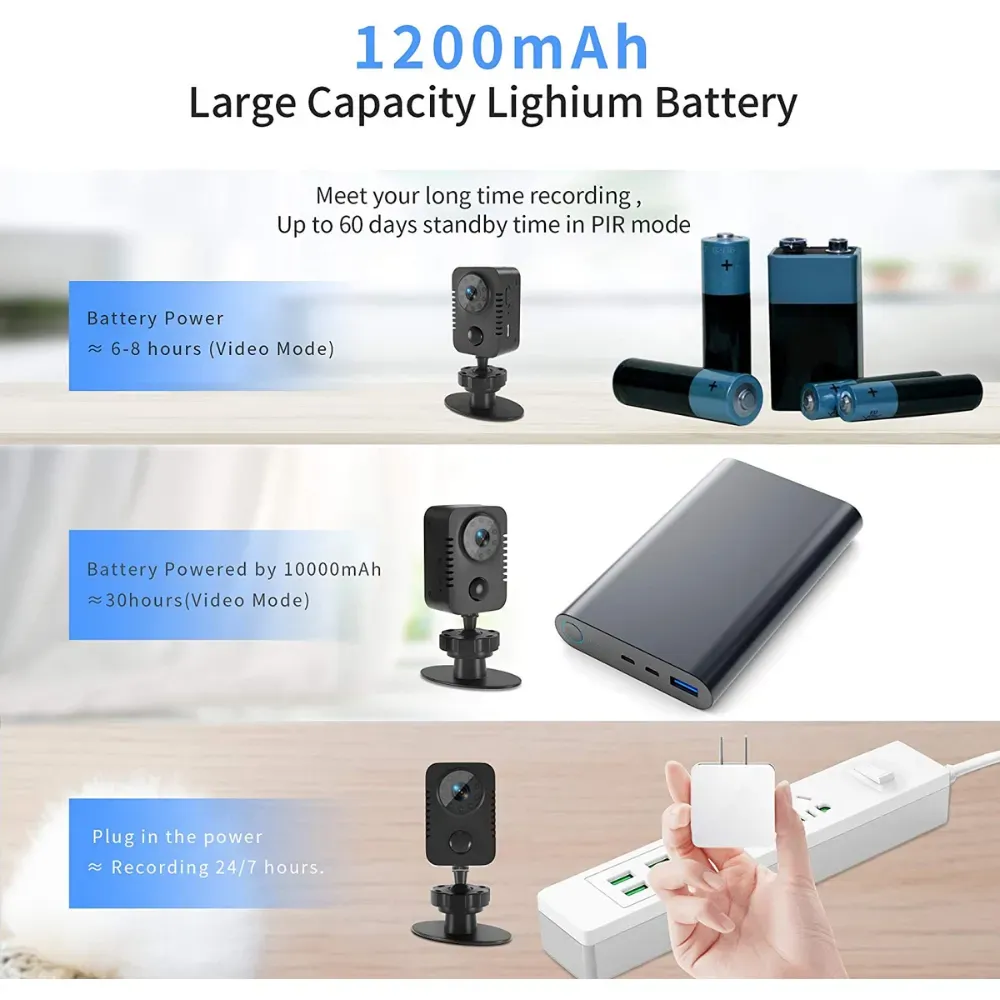 best mini spy camera with longest battery life