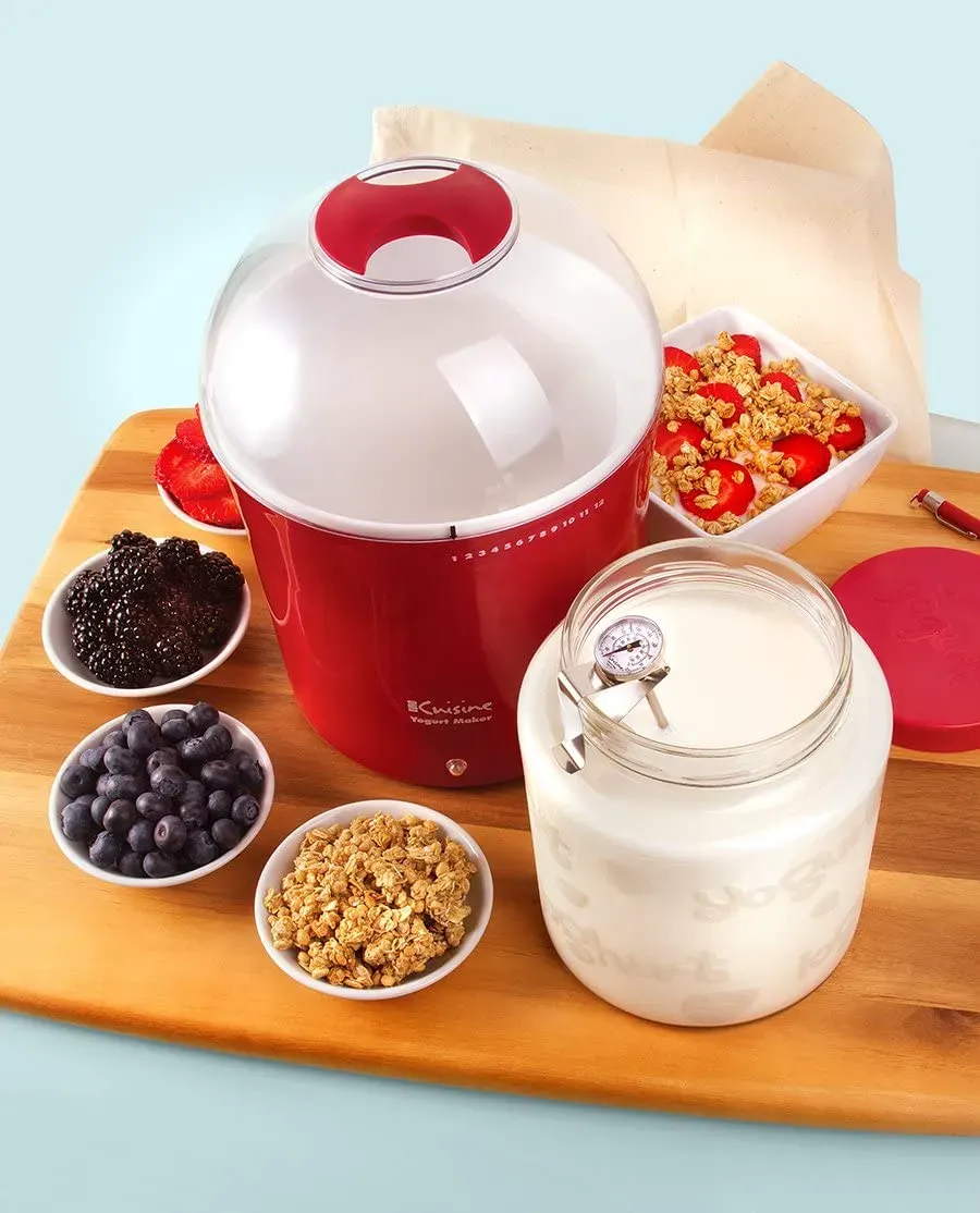 Euro Cuisine Red Greek Yogurt Maker