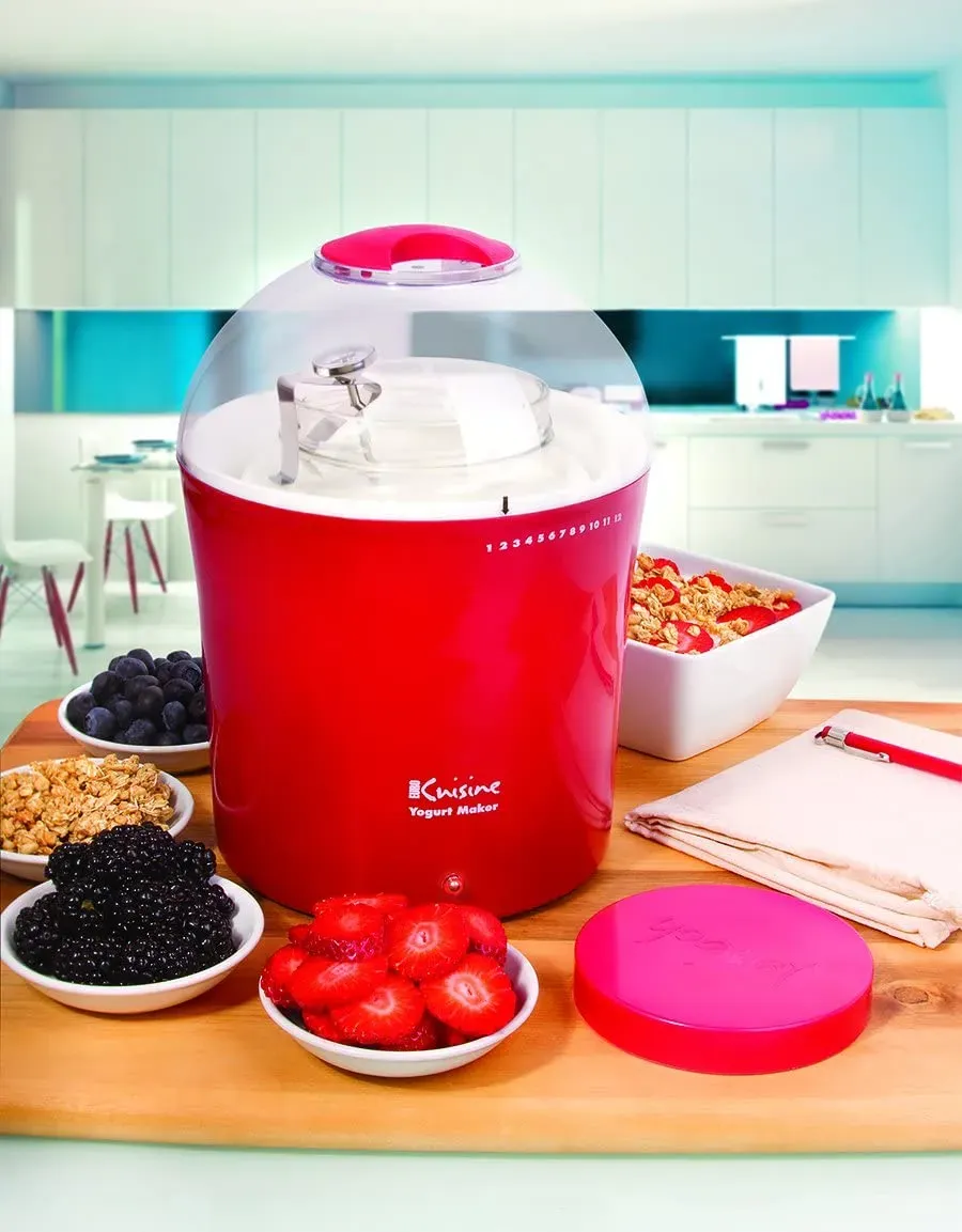 Euro Cuisine Red Greek Yogurt Maker