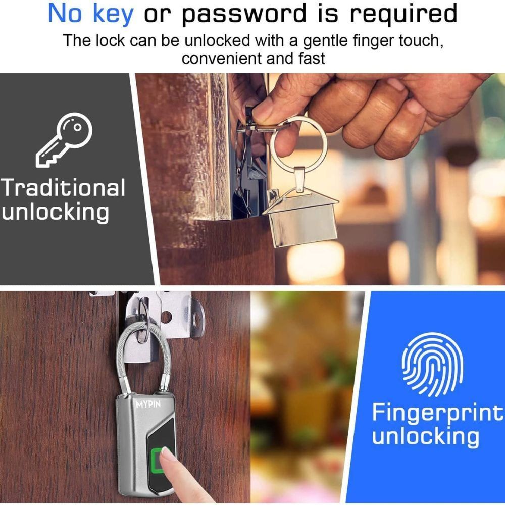 fingerprint padlock