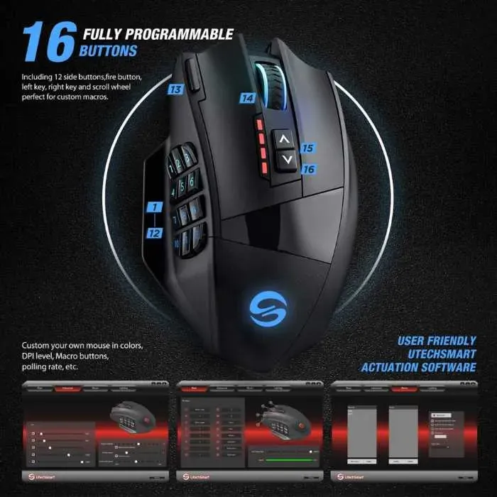 ergonomic gaming mouse