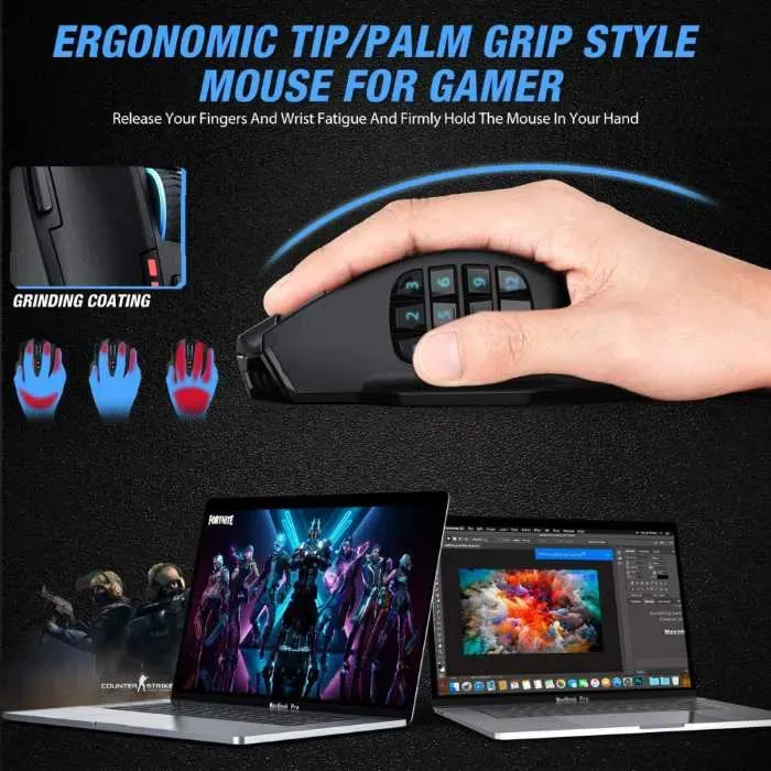 ergonomic gaming mouse