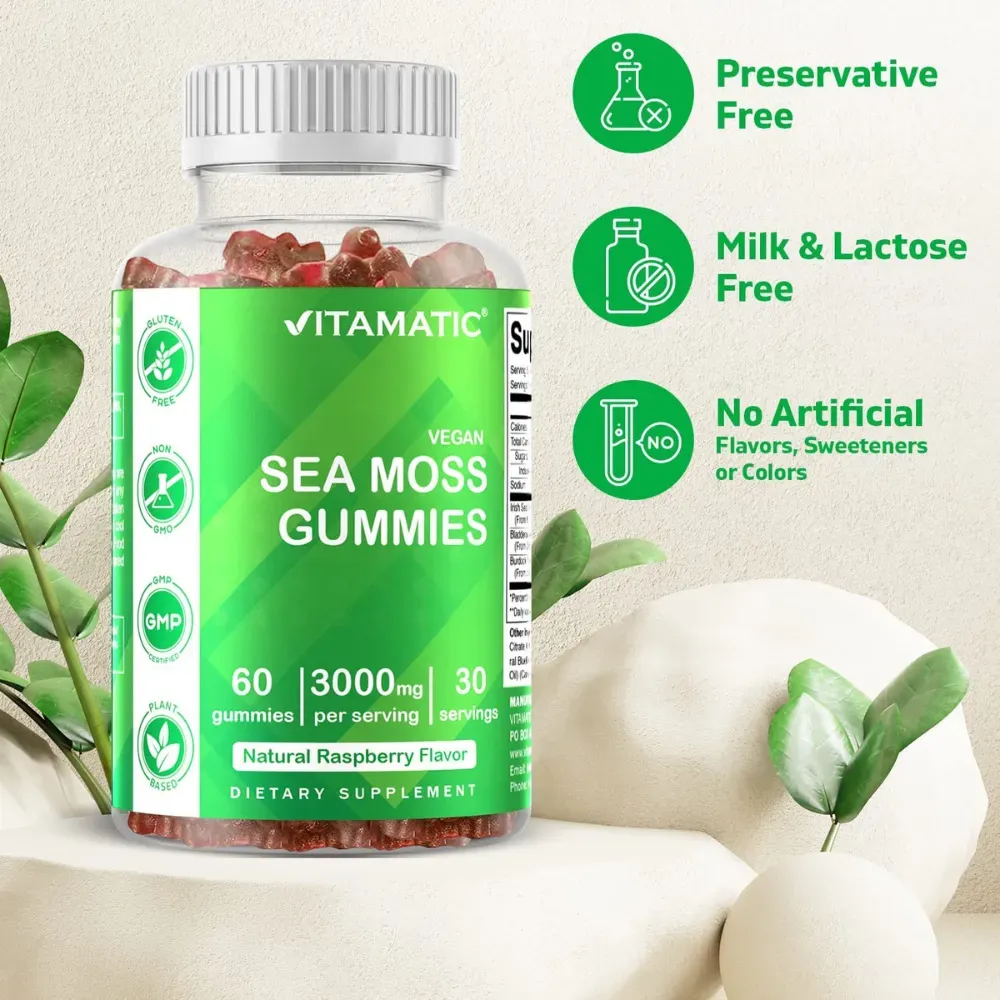 Vitamatic Irish Sea Moss Gummies