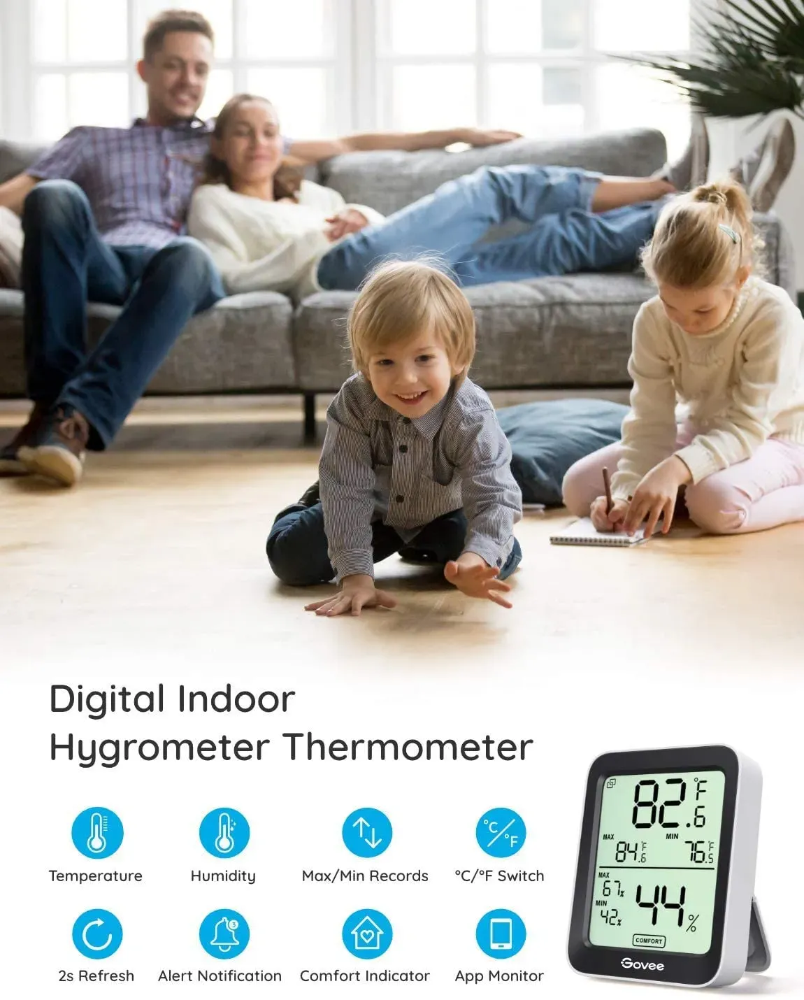 Govee Hygrometer Thermometer H5075