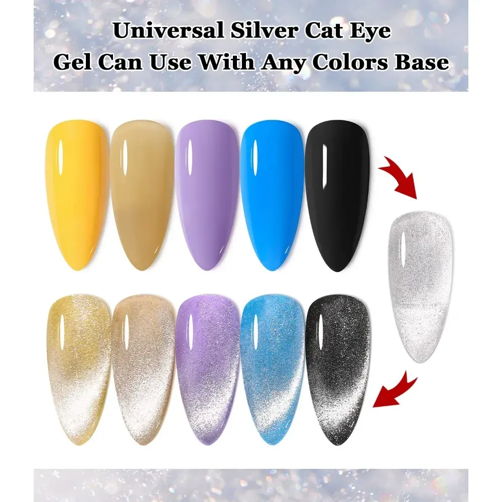 cat eye gel nail polish