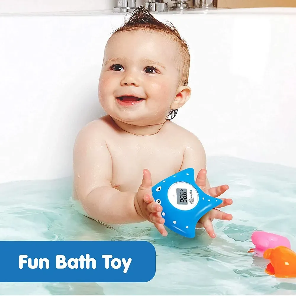 Baby room and bath thermometer