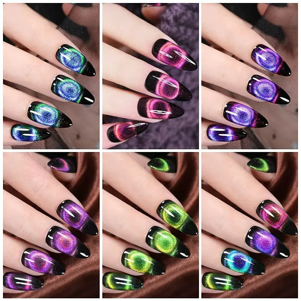 cat eye gel nail polish