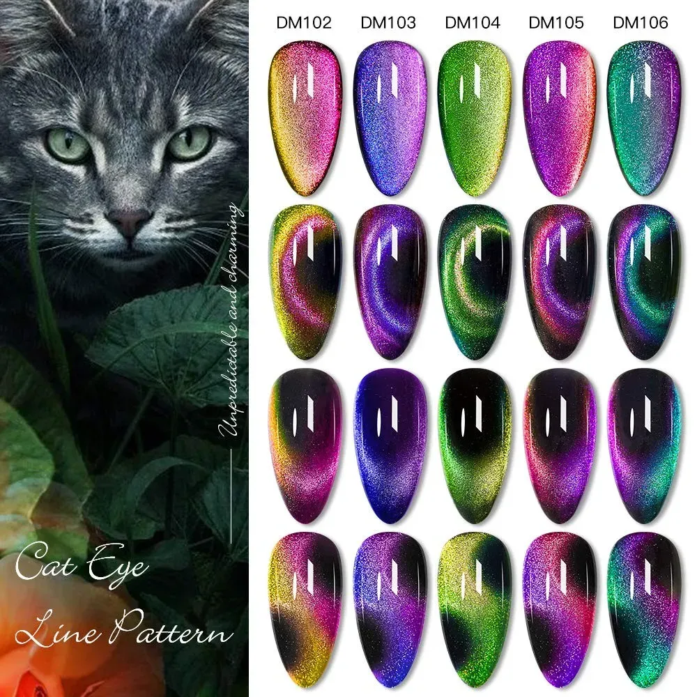 cat eye gel nail polish