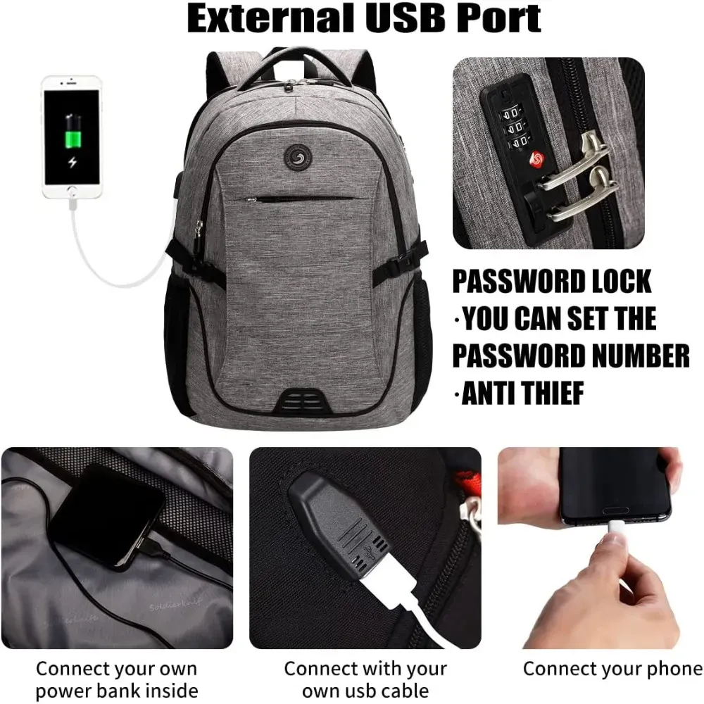 backpack with a lock