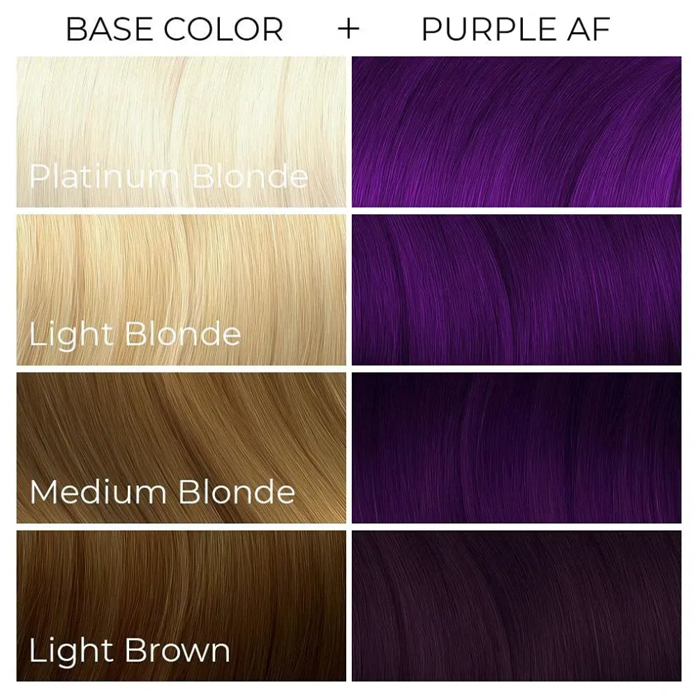 purple hair dye for dark hair