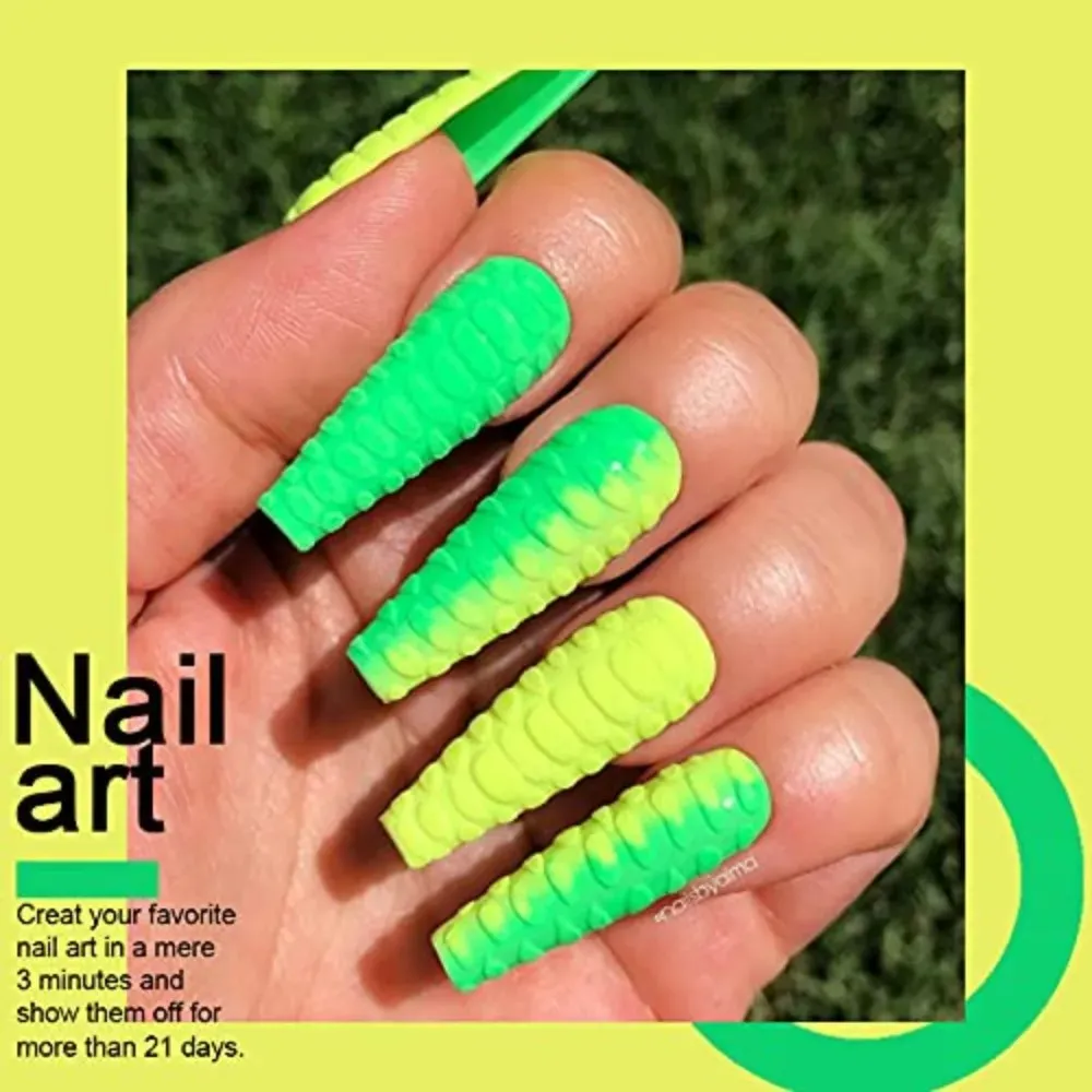 neon nail polish