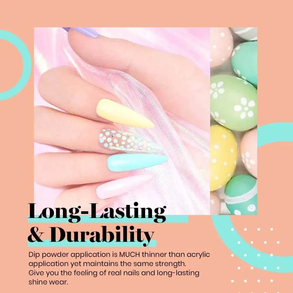 acrylic easter nails