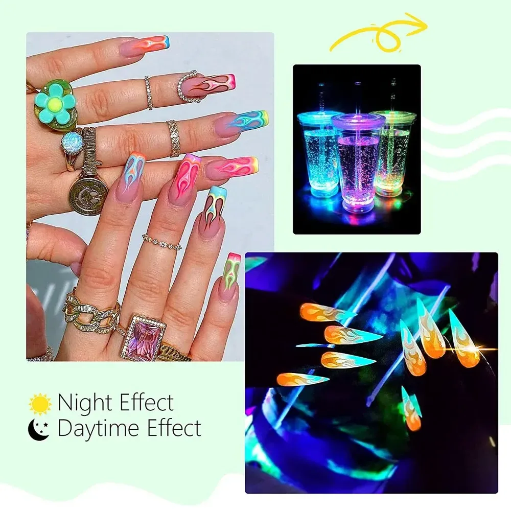 neon nail polish