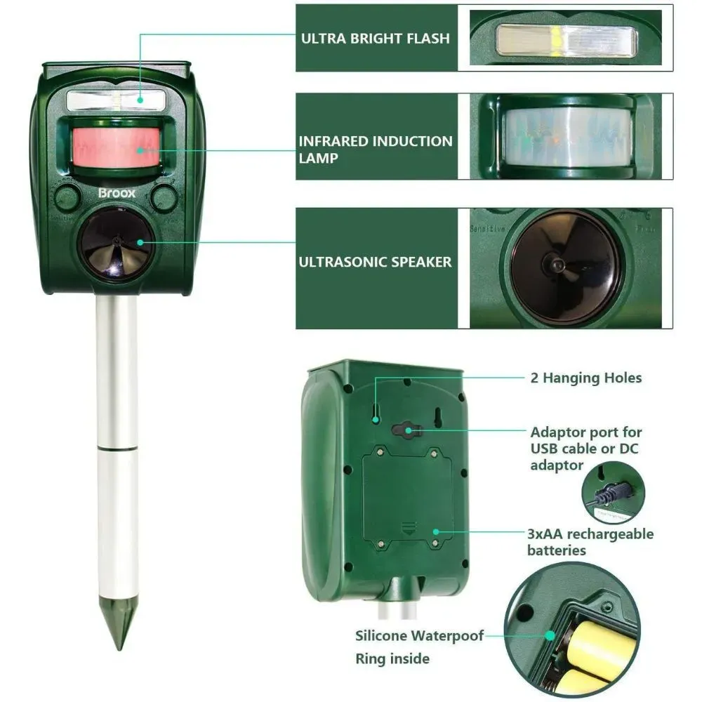 ultrasonic squirrel repeller