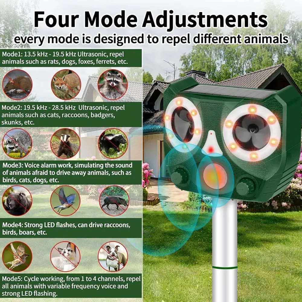 ultrasonic squirrel repeller