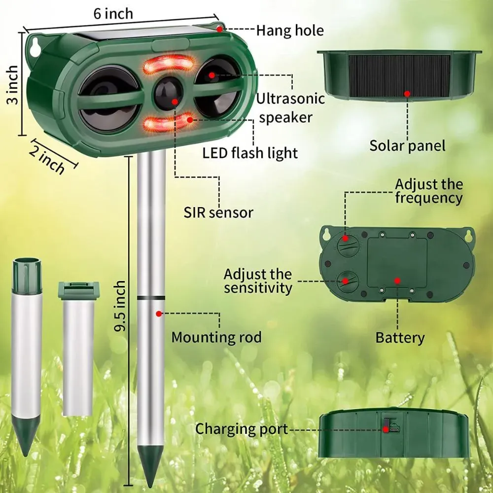 ultrasonic squirrel repeller