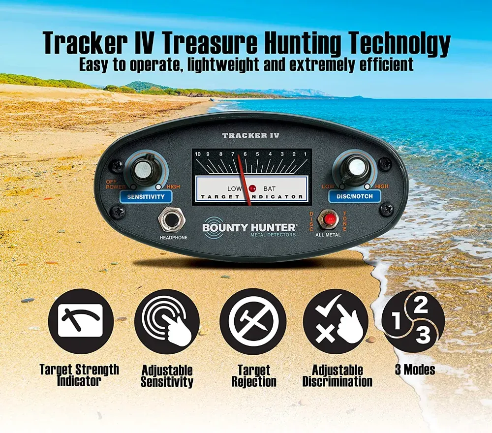 Waterproof metal detector