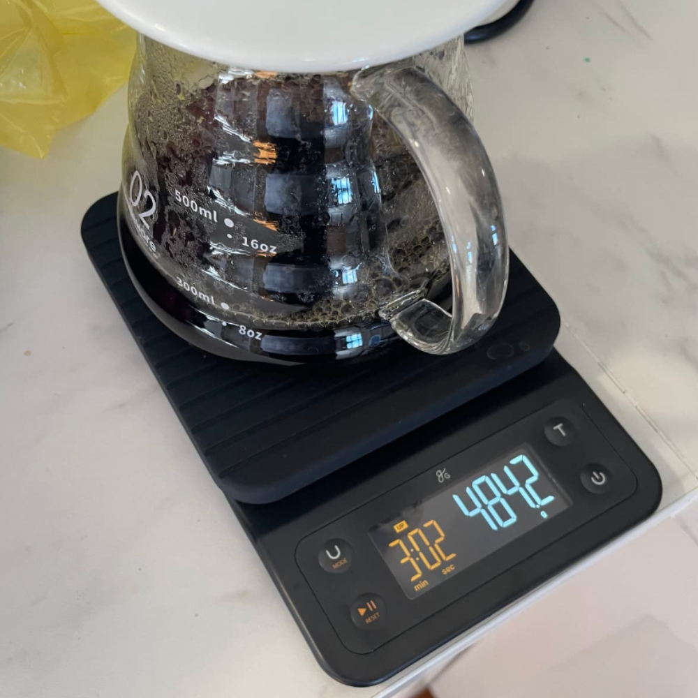 Greater Goods Digital Accurate Coffee Scale for Pour-Over Maker, with Timer  for Great French Press and General Kitchen Use, Designed in St. Louis