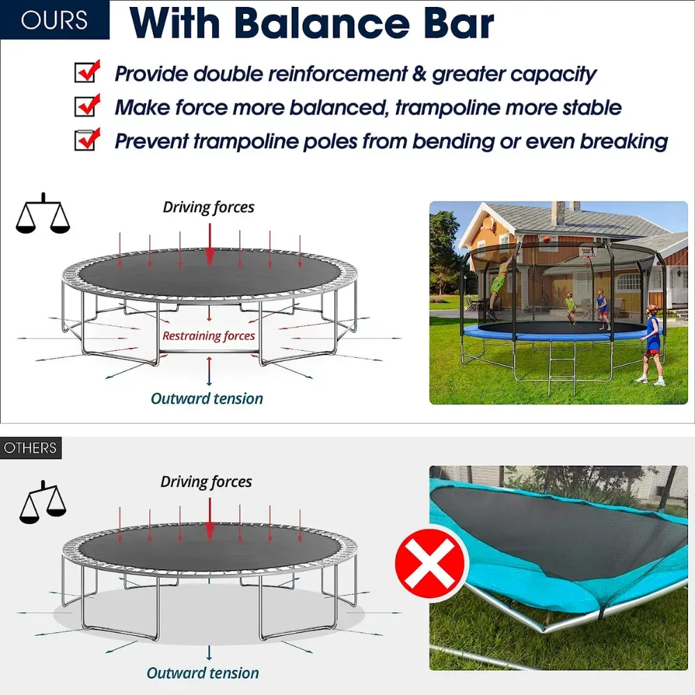 trampoline basketball hoop