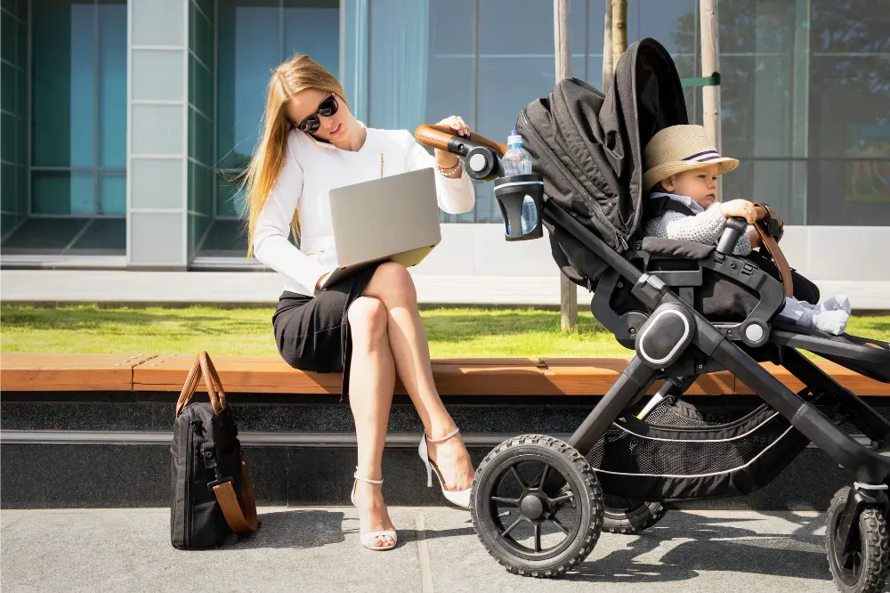 when can baby sit in stroller