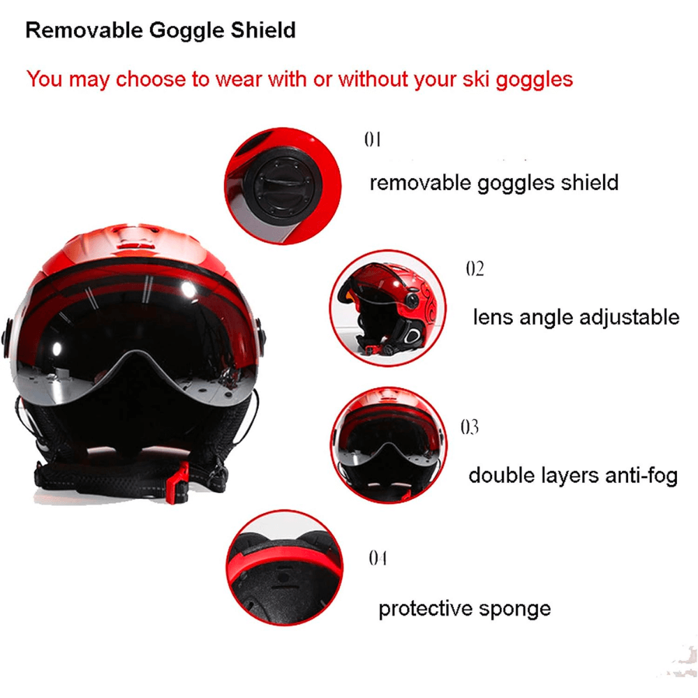 best ski helmet with visor