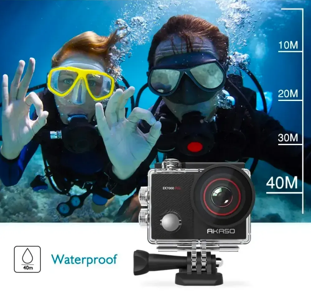 Underwater camera for snorkeling