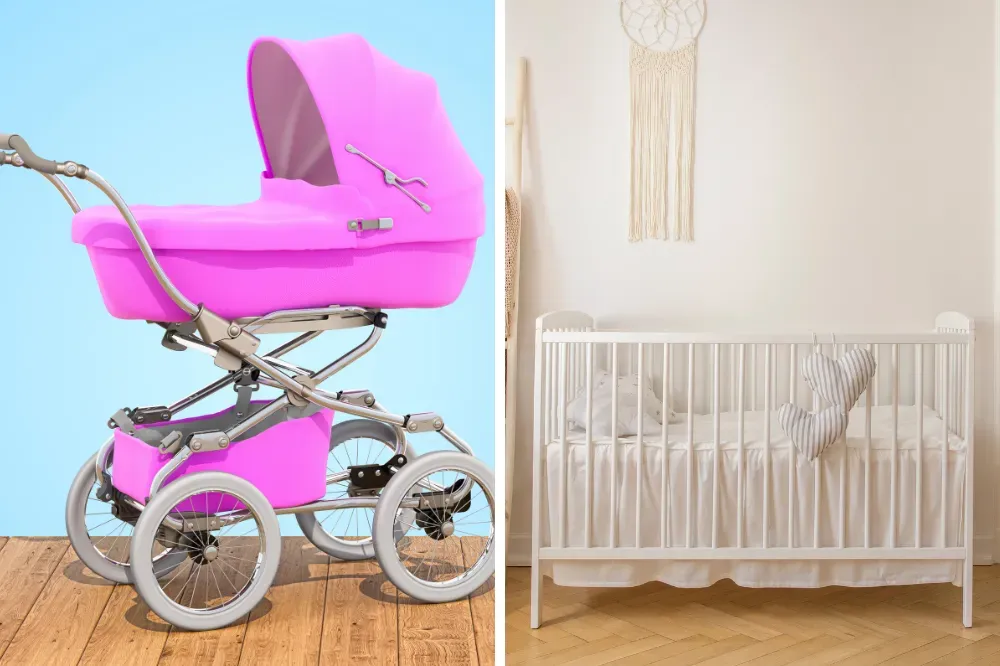 can baby sleep in stroller bassinet at night