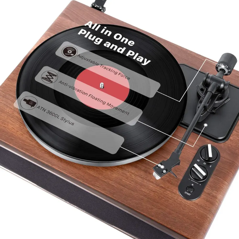 best vintage record player