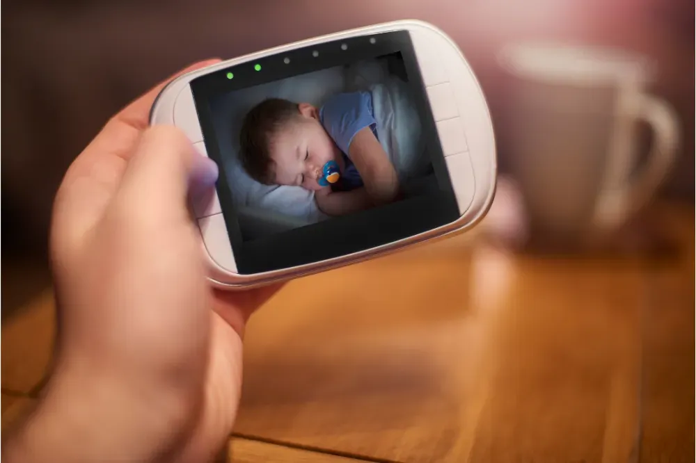 how do non wifi baby monitors work